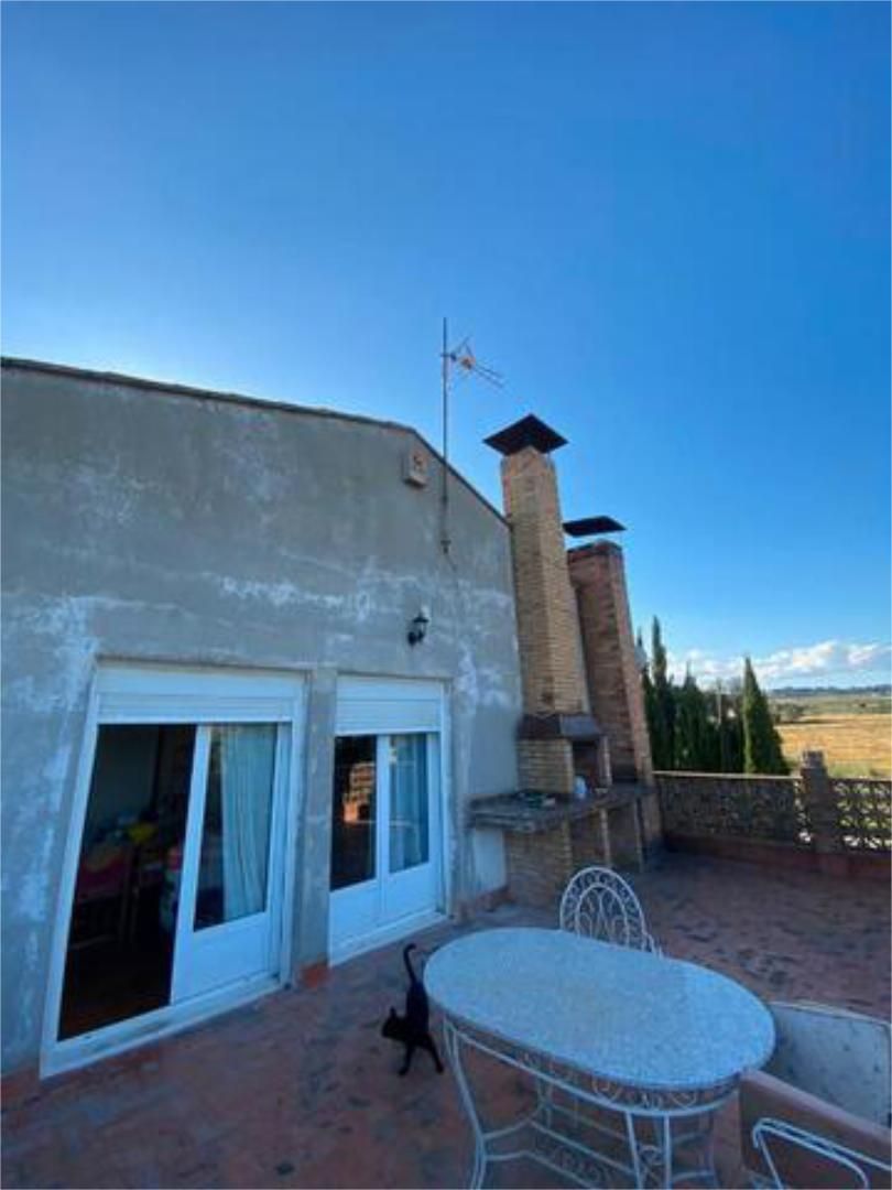 Exterior view of Single-family semi-detached for sale in Alcarràs  with Heating, Private garden and Terrace