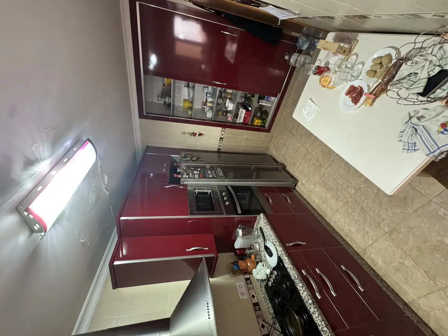 Casa adosada en venta en Calle San Pedro, 50, Monesterio Cocina de Casa adosada en venta en Monesterio con Calefacción, Parquet y Terraza