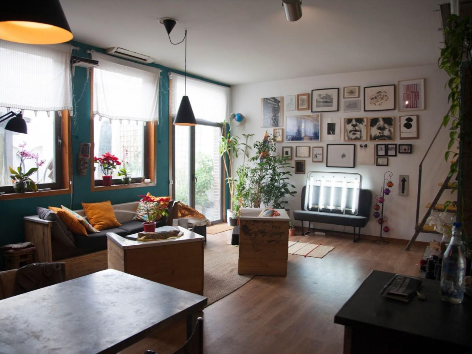 Living room of Flat for sale in  Madrid Capital  with Air Conditioner and Terrace
