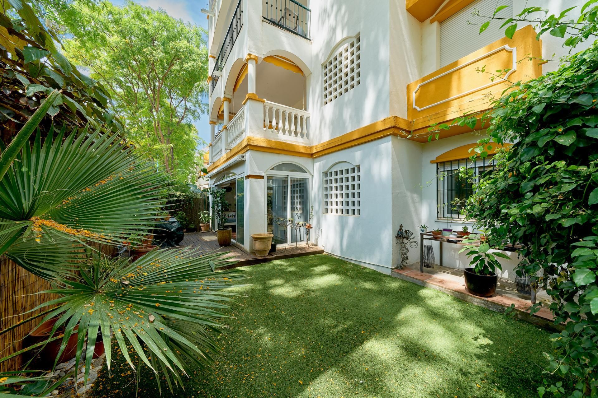 Garden of Flat for sale in Marbella  with Terrace and Swimming Pool
