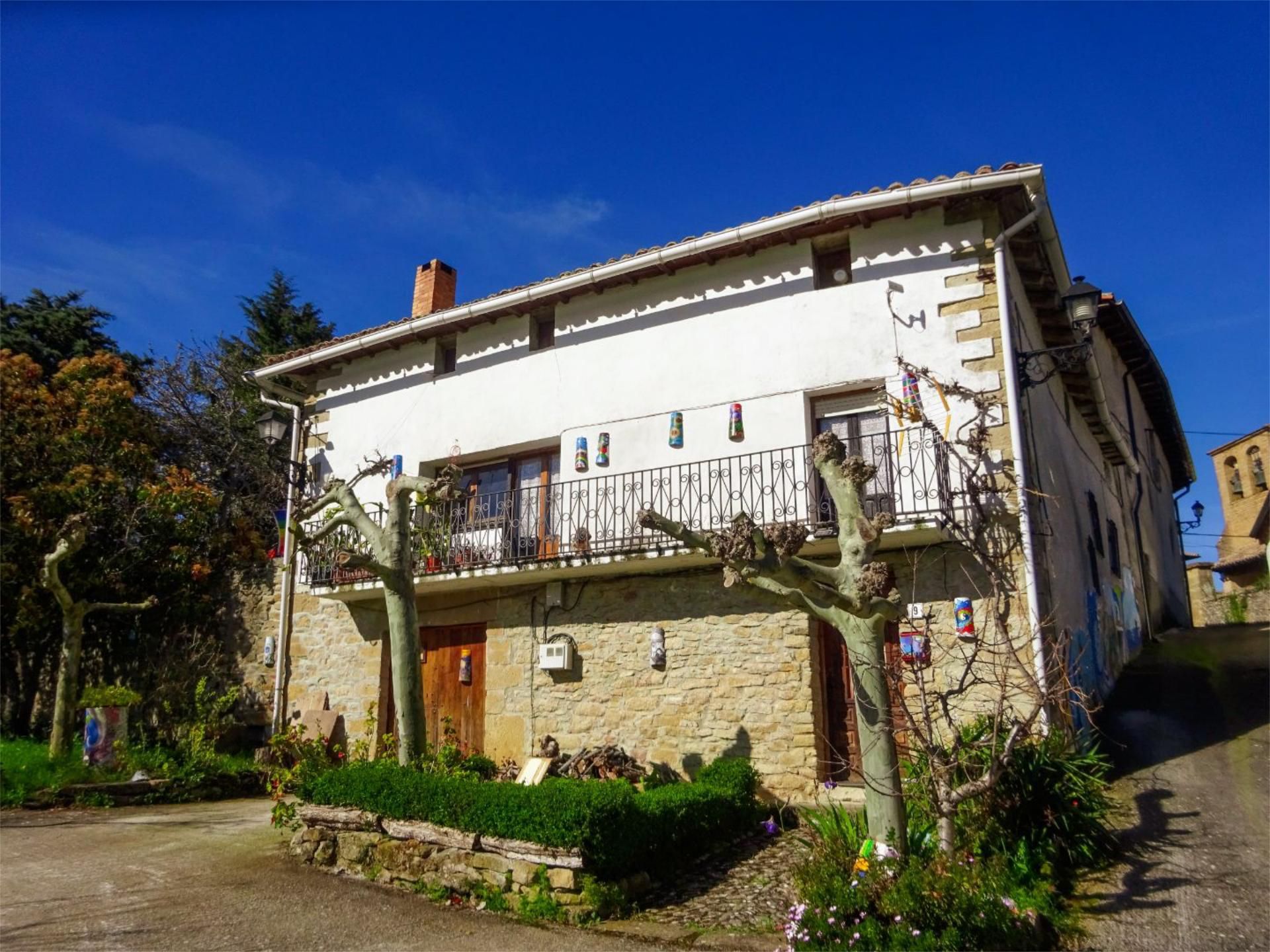 Exterior view of House or chalet for sale in Guesálaz / Gesalatz  with Heating, Private garden and Terrace