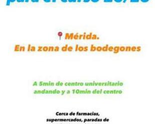 Apartament per a compartir a Sur Jardí de Apartament per a compartir en Mérida