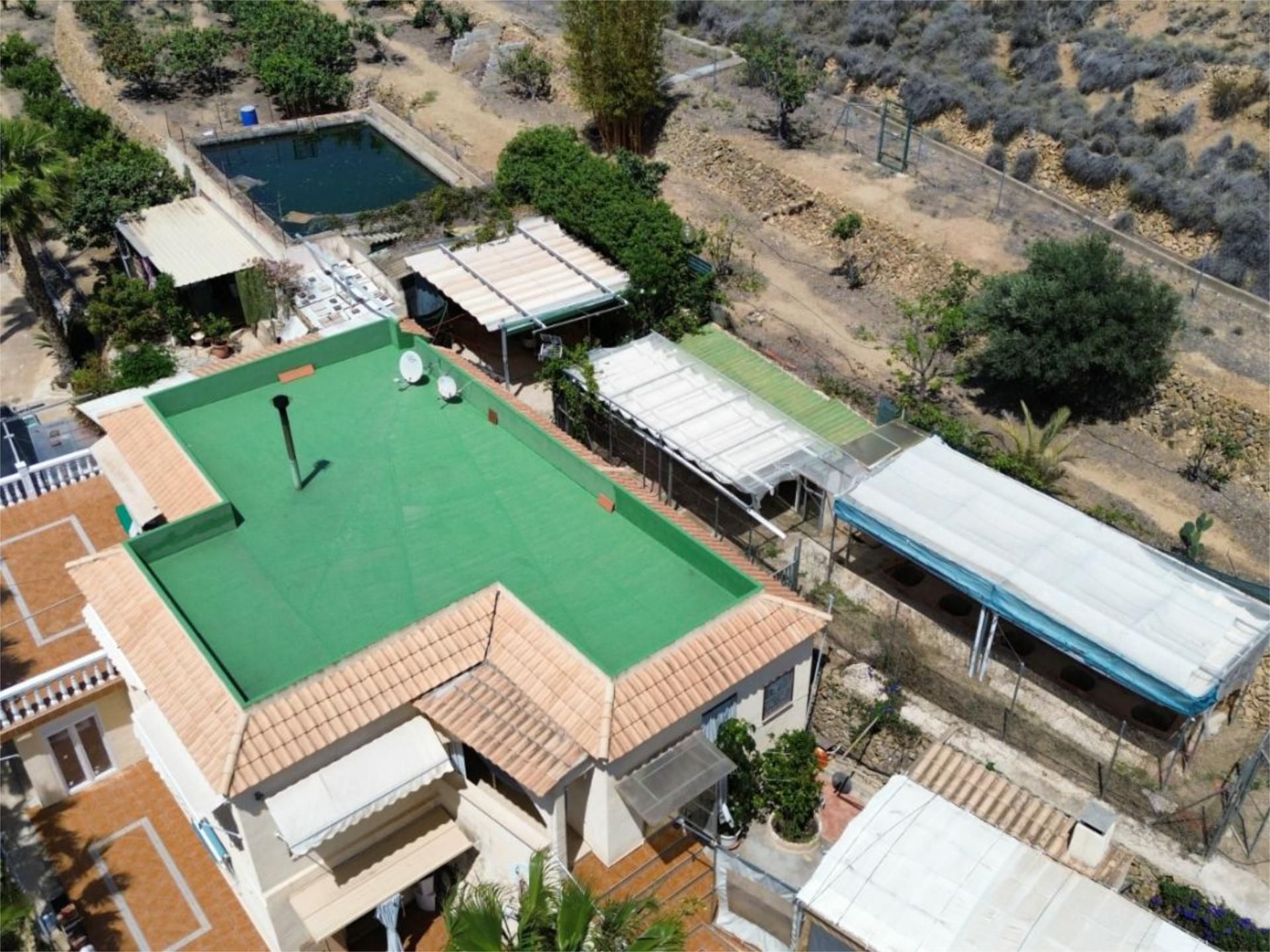 Piscina de Finca rústica en venda en La Nucia amb Terrassa