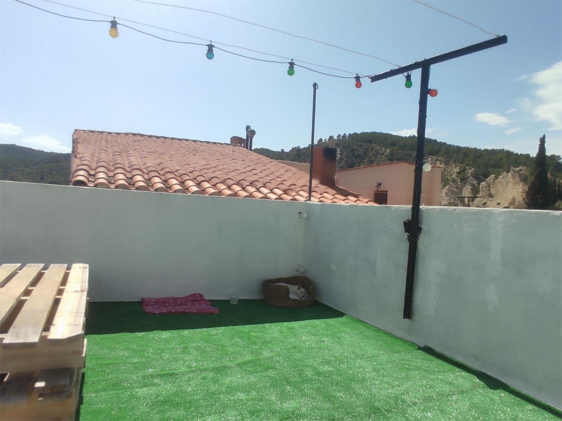 Terrace of Single-family semi-detached for sale in Ribesalbes  with Parquet flooring, Terrace and Storage room