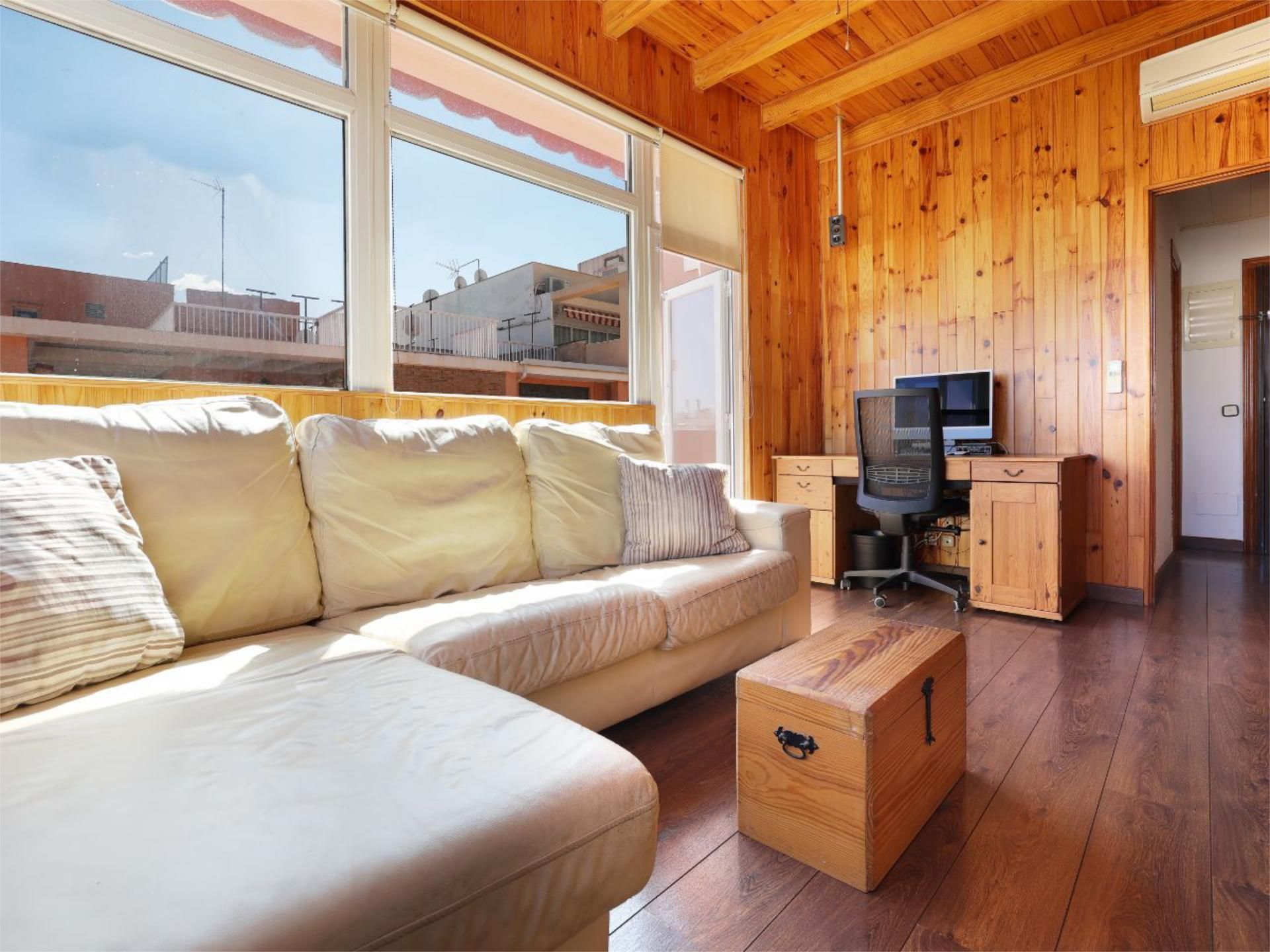 Sala d'estar de Àtic en venda en  Palma de Mallorca amb Aire condicionat, Terrassa i Balcó