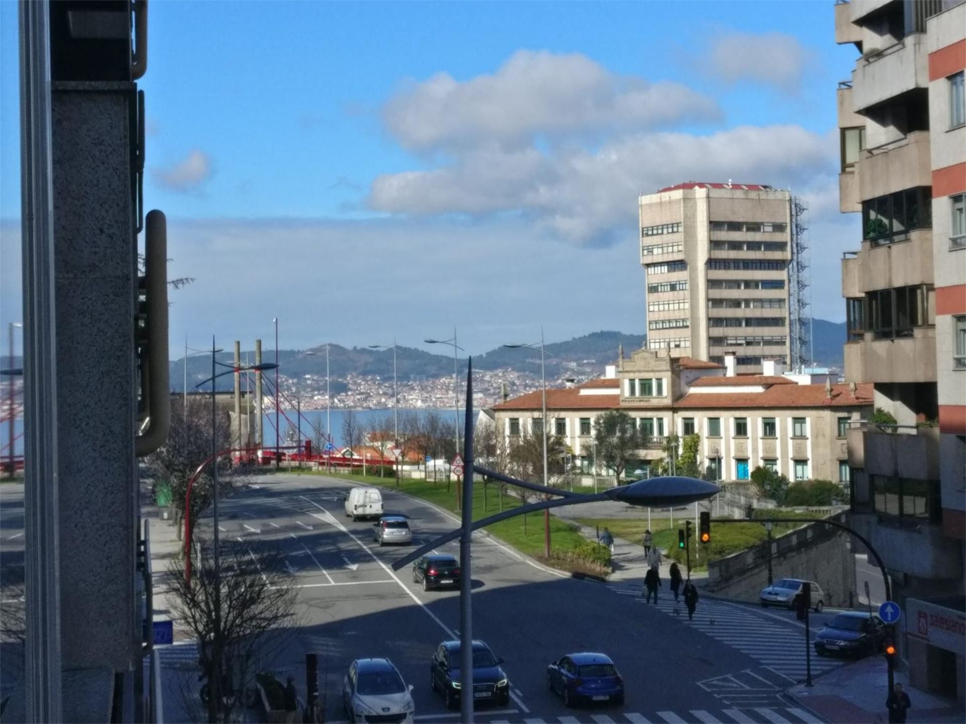 Vista exterior de Pis de lloguer en Vigo  amb Calefacció, Parquet i Traster