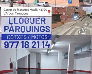 Aparcament de Garatge de lloguer en L'Arboç