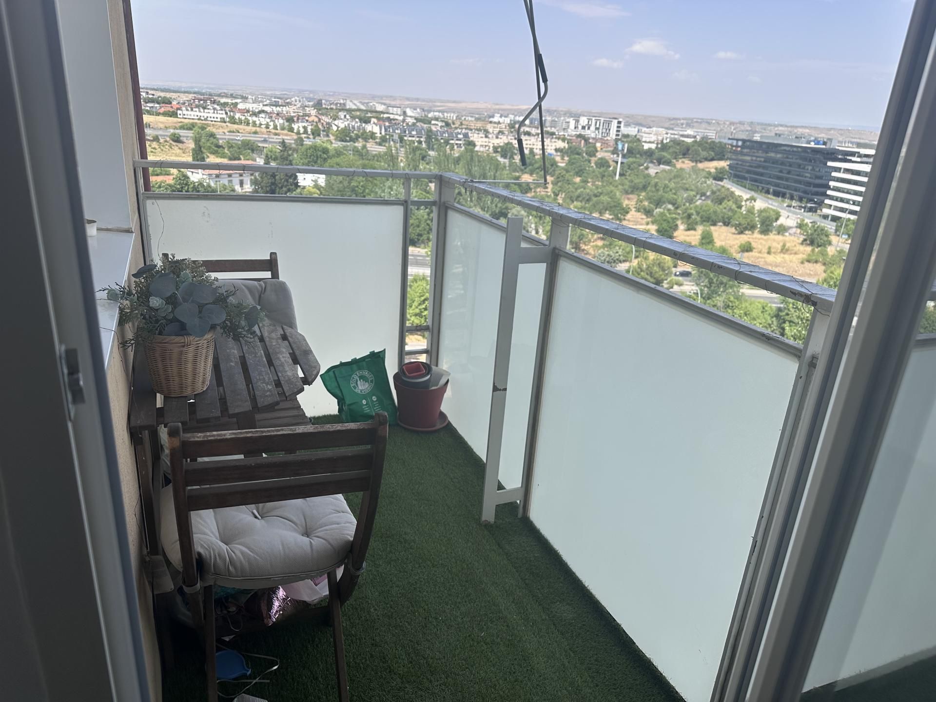 Balcony of Flat for sale in  Madrid Capital  with Air Conditioner and Terrace