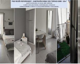 Bedroom of Flat to share in  Zaragoza Capital  with Heating, Furnished and Balcony