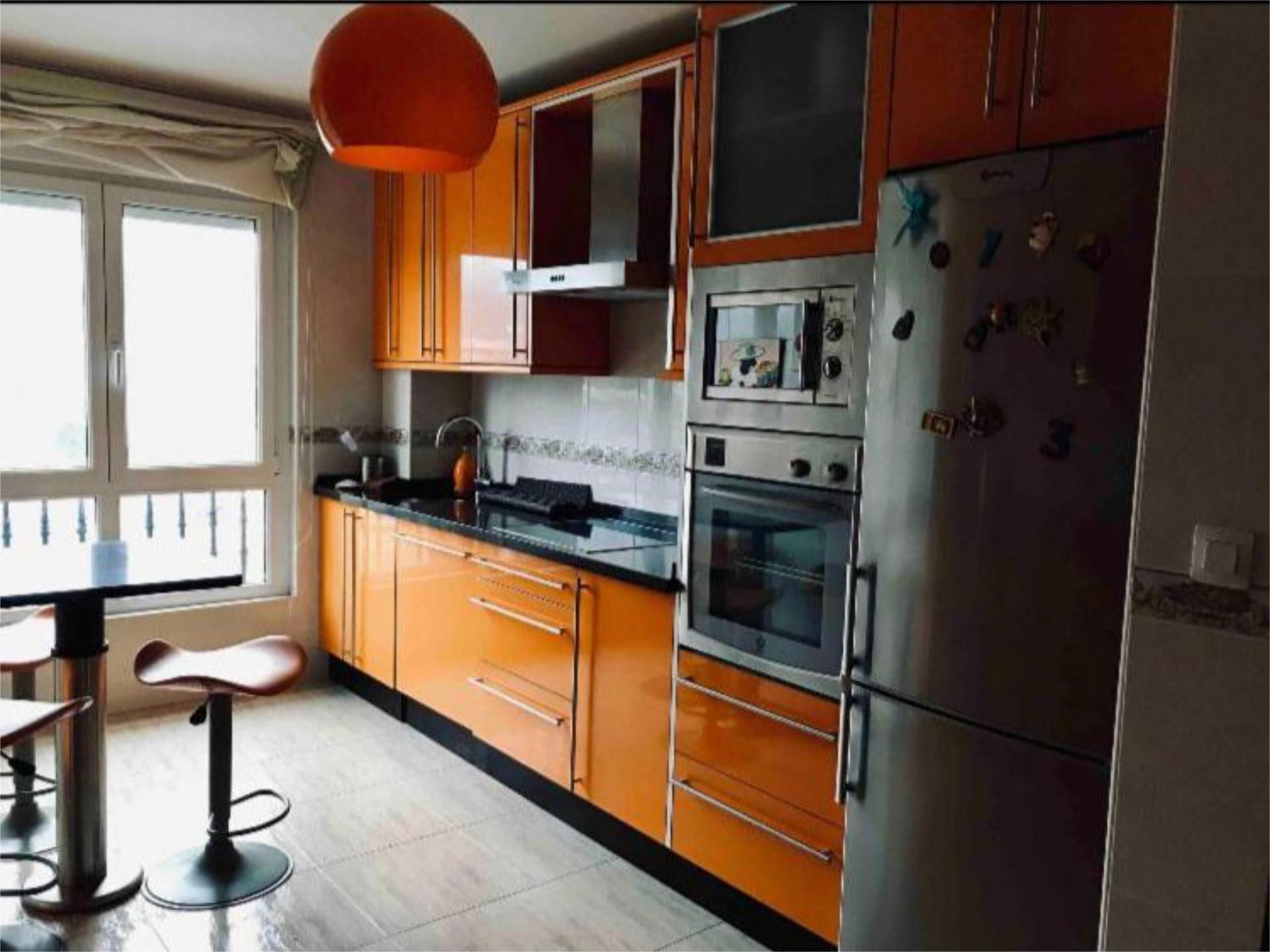 Kitchen of Flat to rent in Cee  with Furnished, Balcony and Video intercom