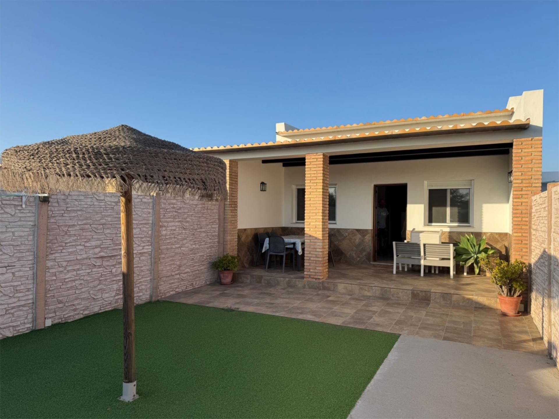 Terrace of Flat to rent in Vejer de la Frontera  with Air Conditioner, Heating and Private garden