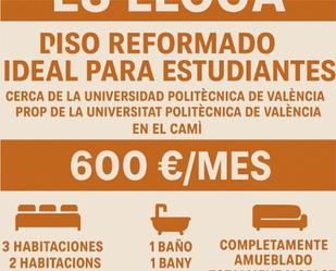 Vista exterior de Pis per a compartir en Alcoy / Alcoi amb Aire condicionat i Moblat