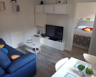 Living room of Flat to rent in  Madrid Capital  with Air Conditioner, Heating and Furnished