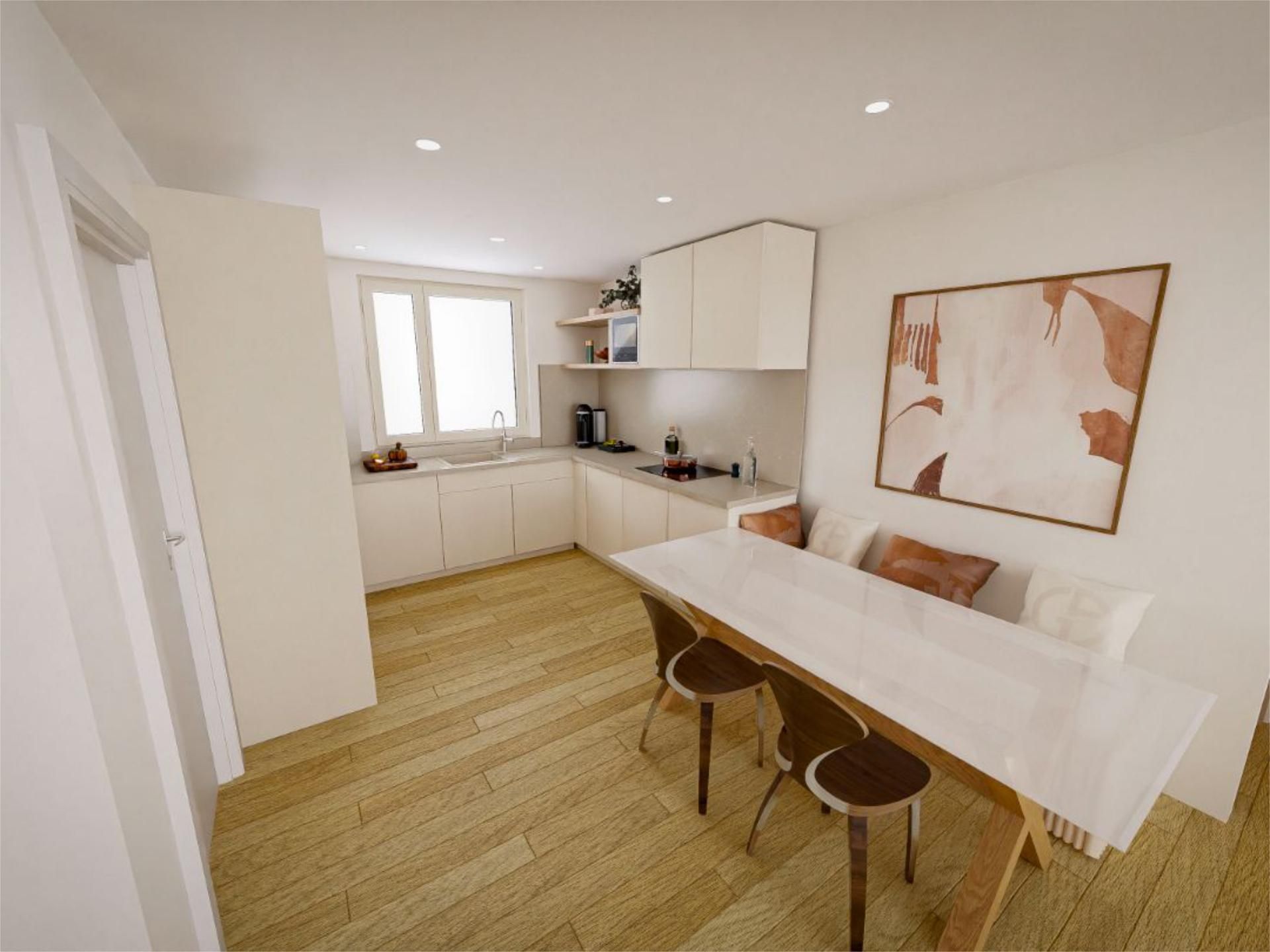 Kitchen of Flat for sale in San Cristóbal de la Laguna  with Air Conditioner and Balcony