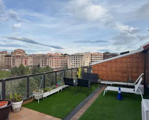 Terrace of Attic for sale in  Pamplona / Iruña  with Air Conditioner, Heating and Parquet flooring
