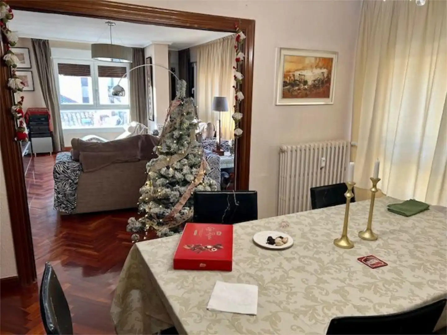 Piso en venta en Calle Menéndez Pelayo, 10, Centro Comedor de Piso en venta en Palencia con Calefacción, Parquet y Terraza