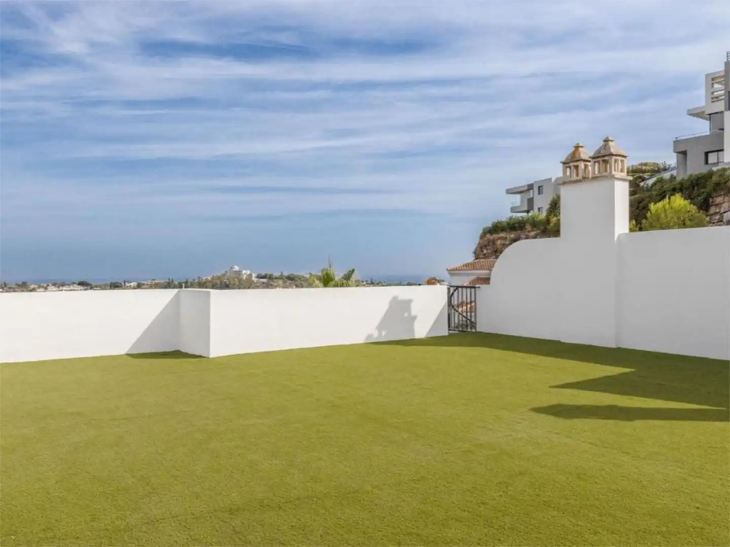 Terrace of Flat for sale in Benahavís  with Air Conditioner, Heating and Private garden