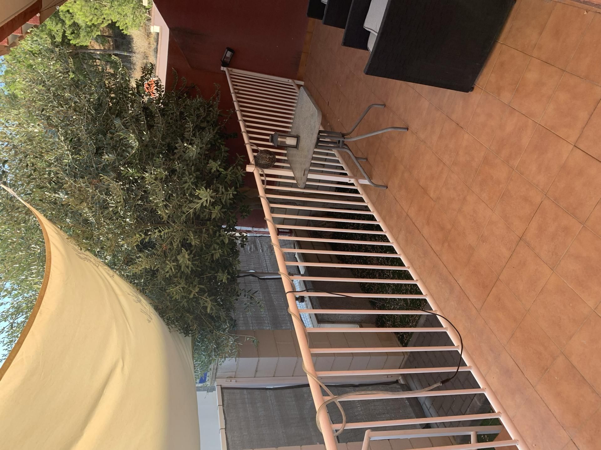 Balcony of Single-family semi-detached for sale in  Murcia Capital  with Air Conditioner, Private garden and Terrace