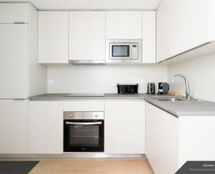 Kitchen of Flat to rent in  Madrid Capital  with Air Conditioner and Balcony