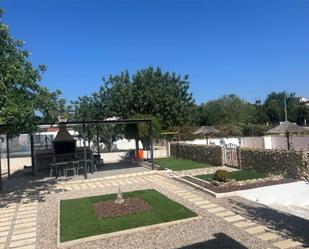 Garden of House or chalet to rent in Turís  with Air Conditioner, Private garden and Terrace