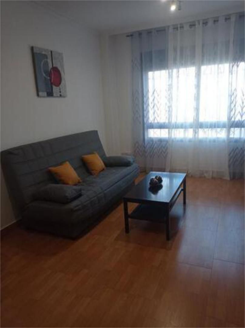 Sala d'estar de Estudi de lloguer en Ciudad Real Capital amb Jardí privat, Piscina i Moblat