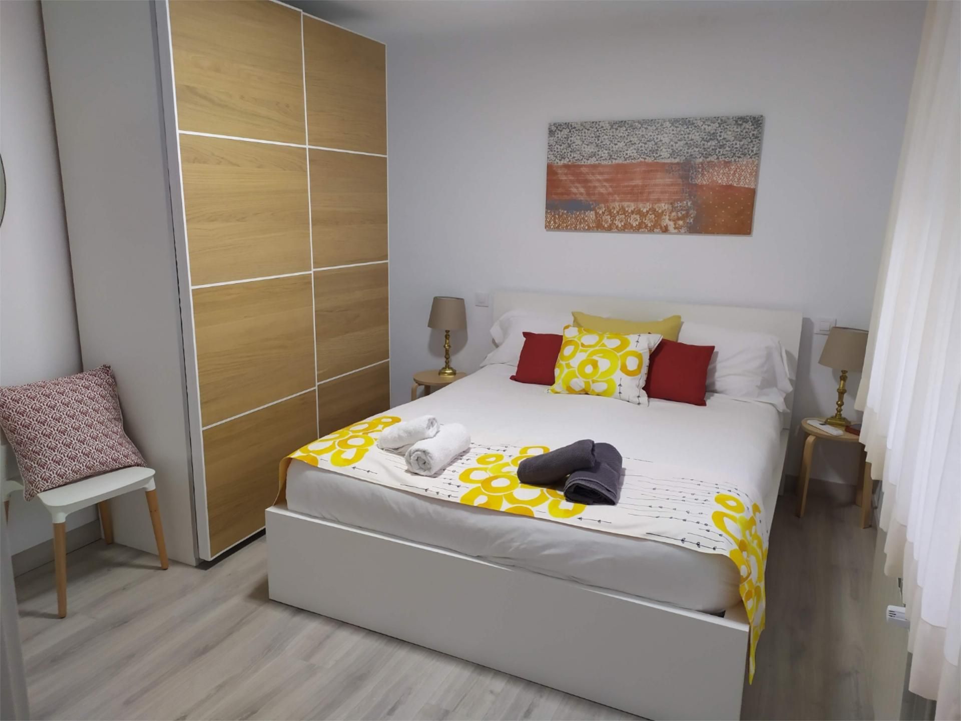 Bedroom of Flat to rent in Santander  with Terrace and Balcony