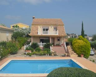 Exterior view of House or chalet for sale in Turís  with Terrace, Swimming Pool and Balcony