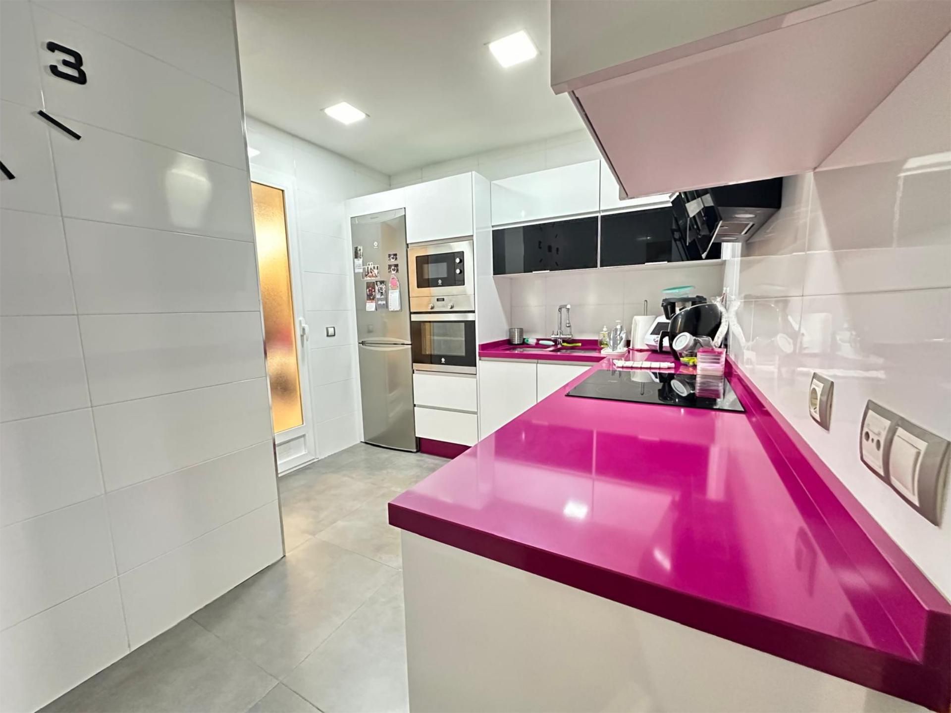 Kitchen of Flat for sale in Vícar  with Air Conditioner