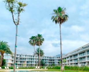 Exterior view of Flat for sale in Dénia  with Air Conditioner, Terrace and Swimming Pool