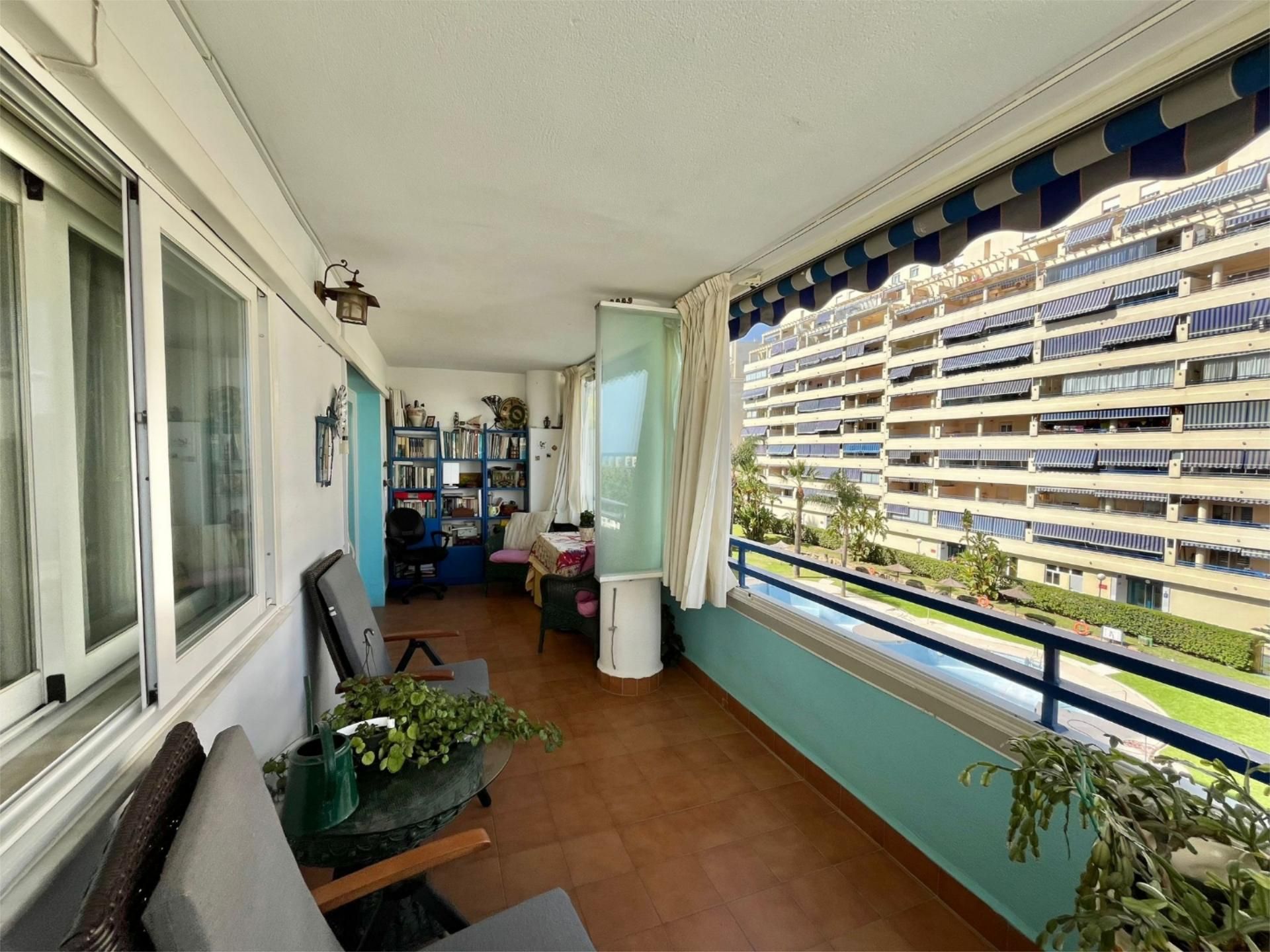 Exterior view of Flat for sale in Marbella  with Air Conditioner, Terrace and Swimming Pool