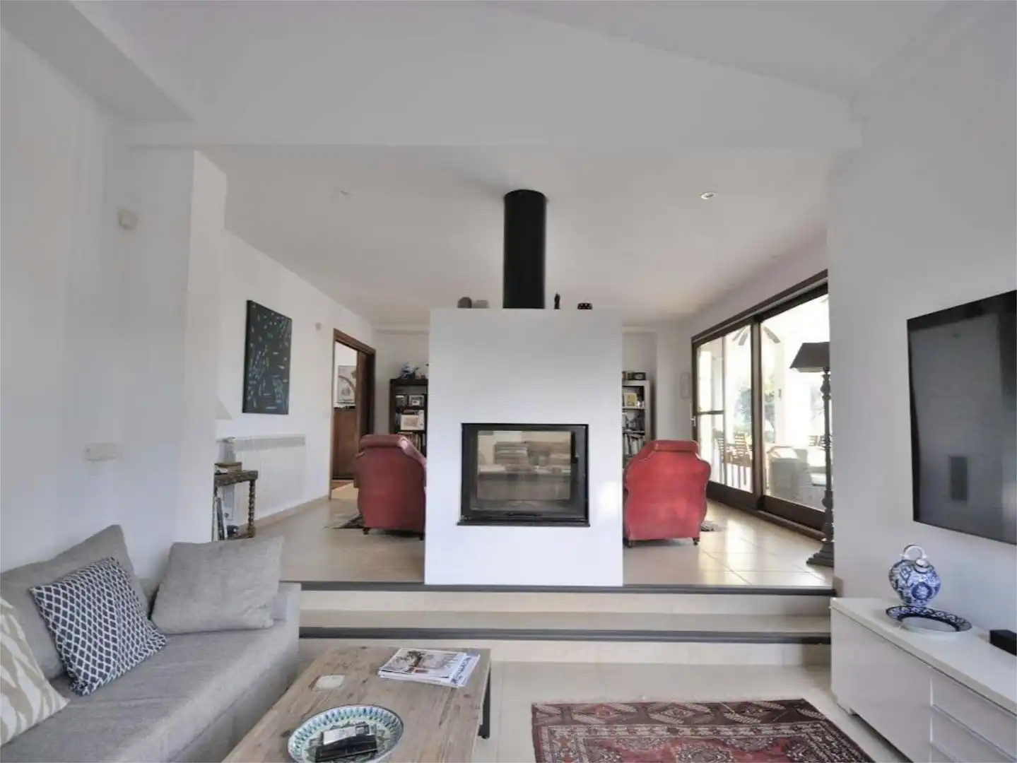 Casa o chalet en venta en Carrer Fray Salvador, 1, Cervera del Maestre Sala de estar de Casa o chalet en venta en Cervera del Maestre con Aire acondicionado, Calefacción y Jardín privado