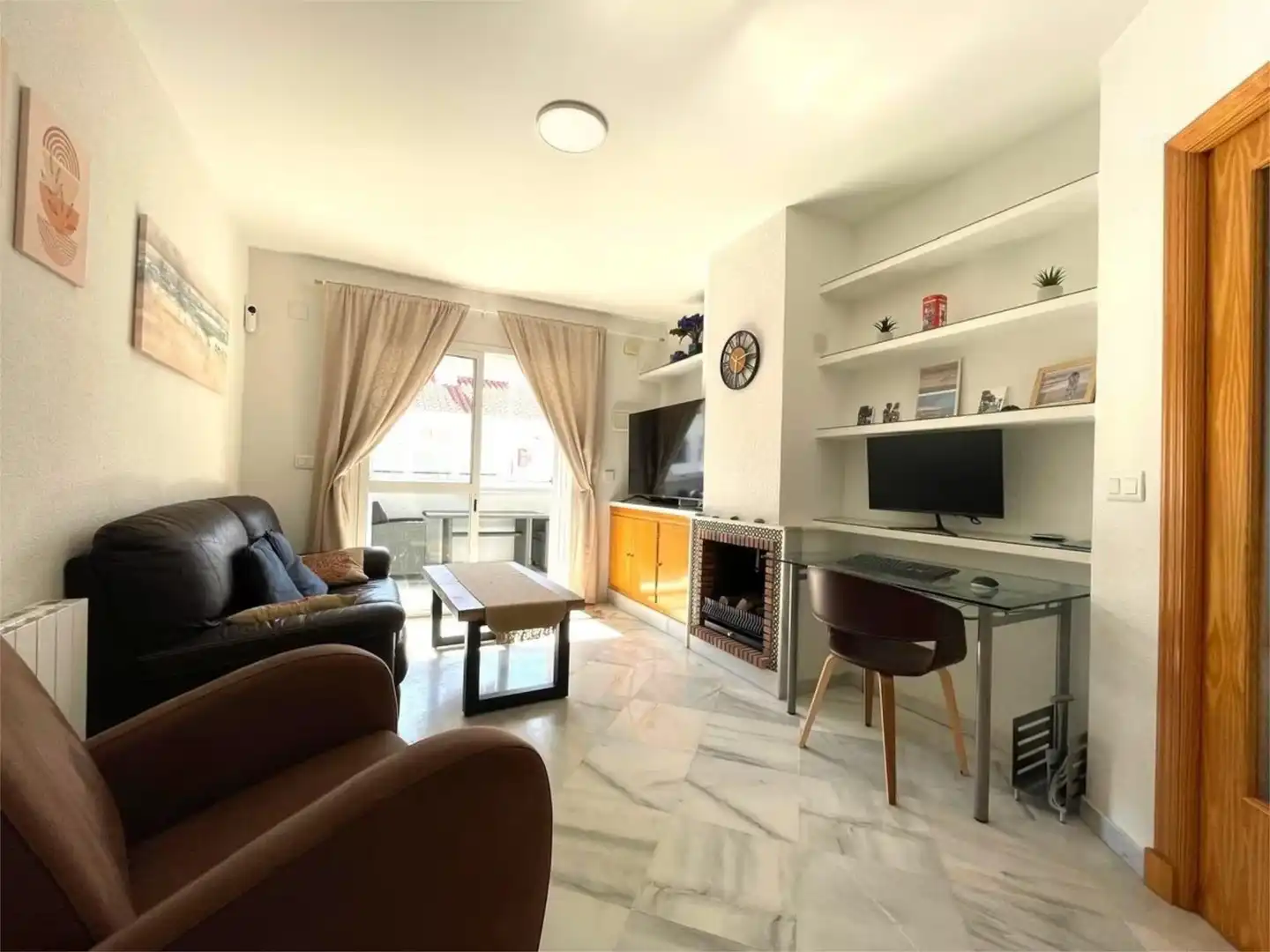 Living room of Flat for rent in El Rompido  with Heating, Private garden and Terrace