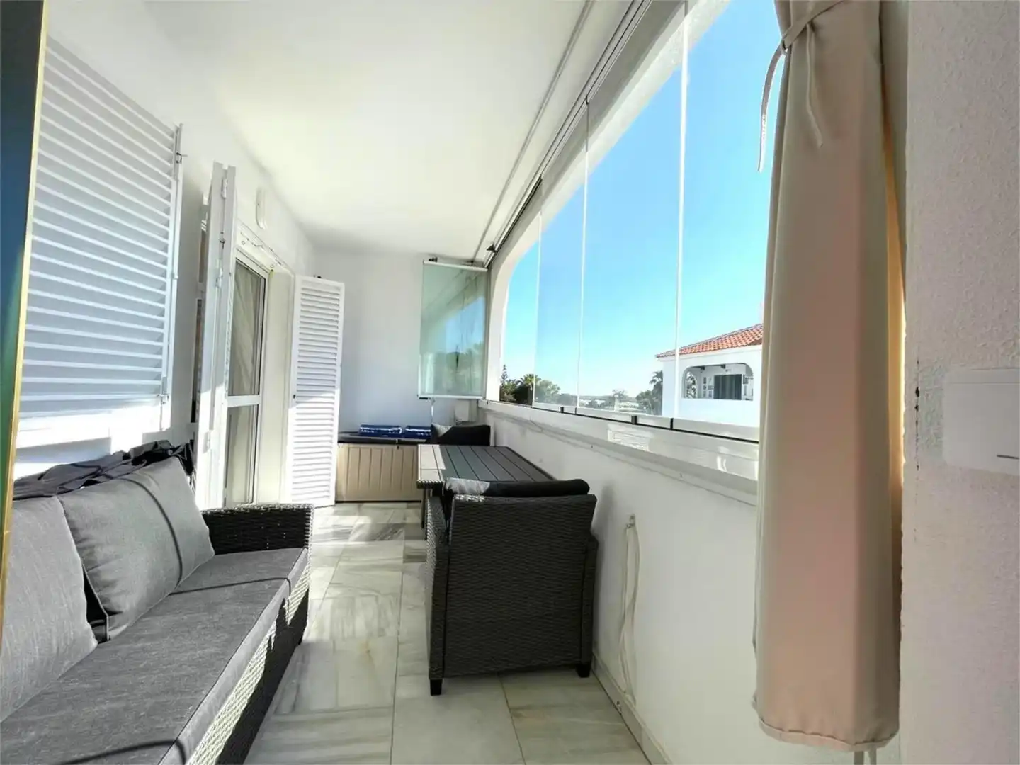 Balcony of Flat for rent in El Rompido  with Heating, Private garden and Terrace