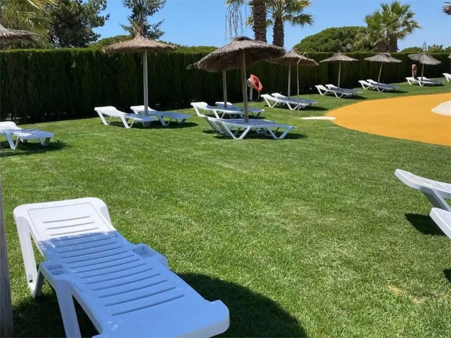 Garden of Flat for rent in El Rompido  with Heating, Private garden and Terrace
