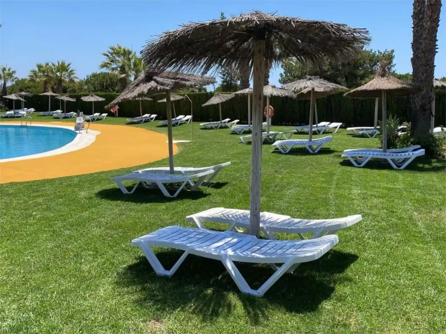 Garden of Flat for rent in El Rompido  with Heating, Private garden and Terrace