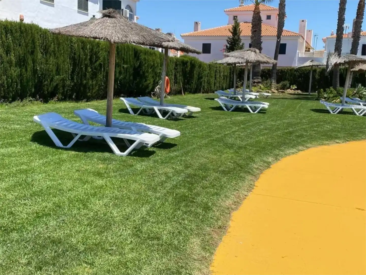 Garden of Flat for rent in El Rompido  with Heating, Private garden and Terrace