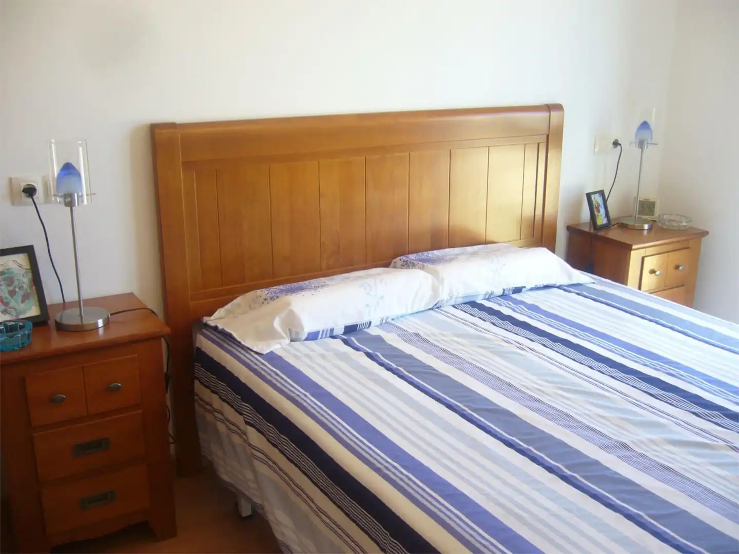 Schlafzimmer von Wohnung zur Miete in Foz mit Privatgarten, Parkett und Terrasse