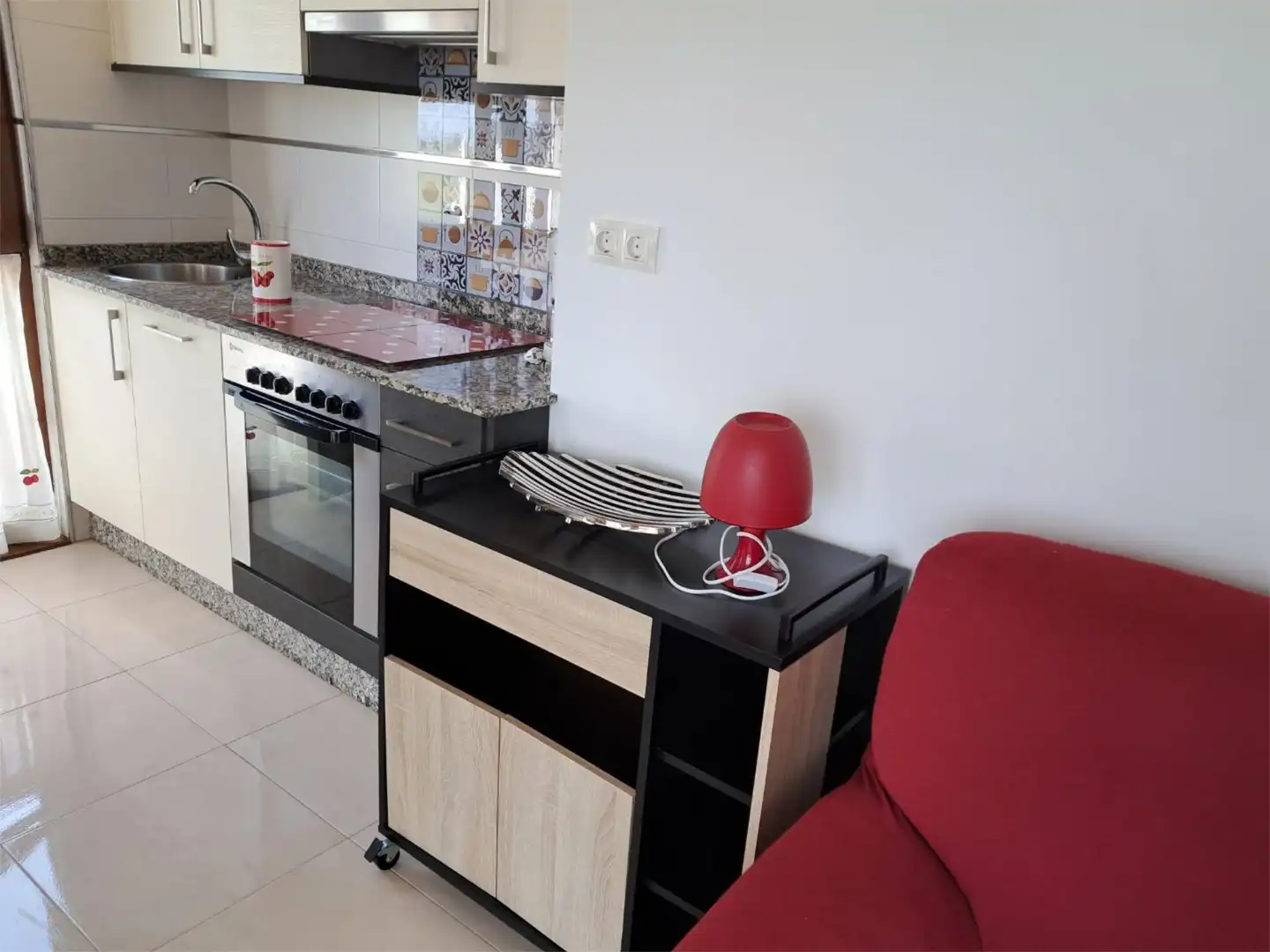 Küche von Wohnung zur Miete in Foz mit Privatgarten, Parkett und Terrasse