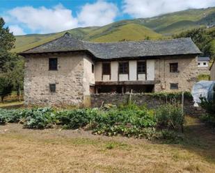 Vista exterior de Casa o xalet en venda en Degaña amb Jardí privat, Terrassa i Moblat