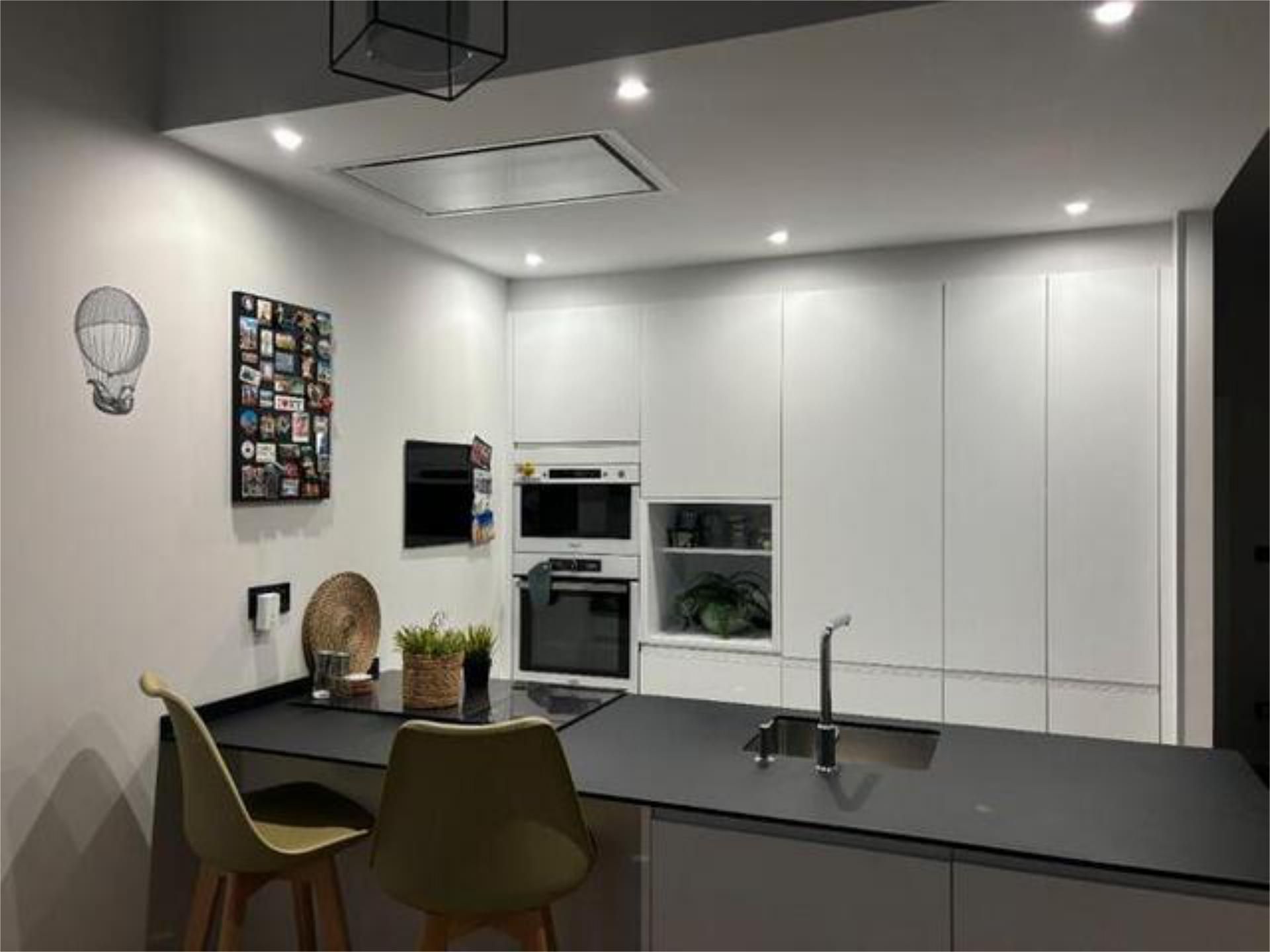 Kitchen of Flat to rent in A Coruña Capital   with Heating, Furnished and Pets allowed