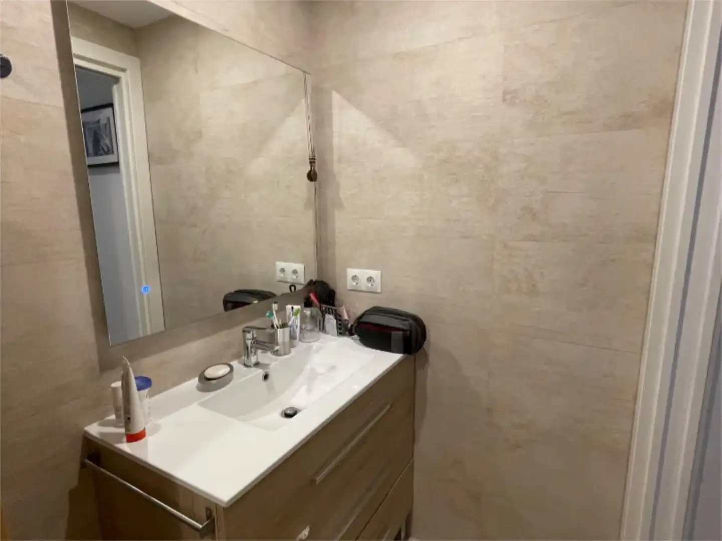 Wohnung zur Miete in Calle Antonio Navajas Ruíz, 2, El Bajondillo Badezimmer von Wohnung zur Miete in Torremolinos mit Klimaanlage, Heizung und Privatgarten