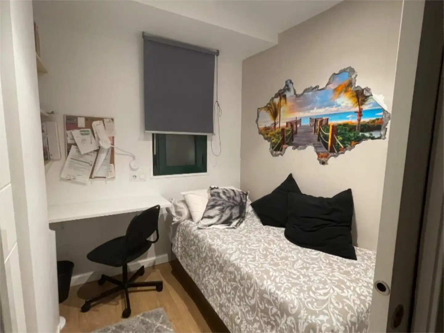 Wohnung zur Miete in Calle Antonio Navajas Ruíz, 2, El Bajondillo Schlafzimmer von Wohnung zur Miete in Torremolinos mit Klimaanlage, Heizung und Privatgarten
