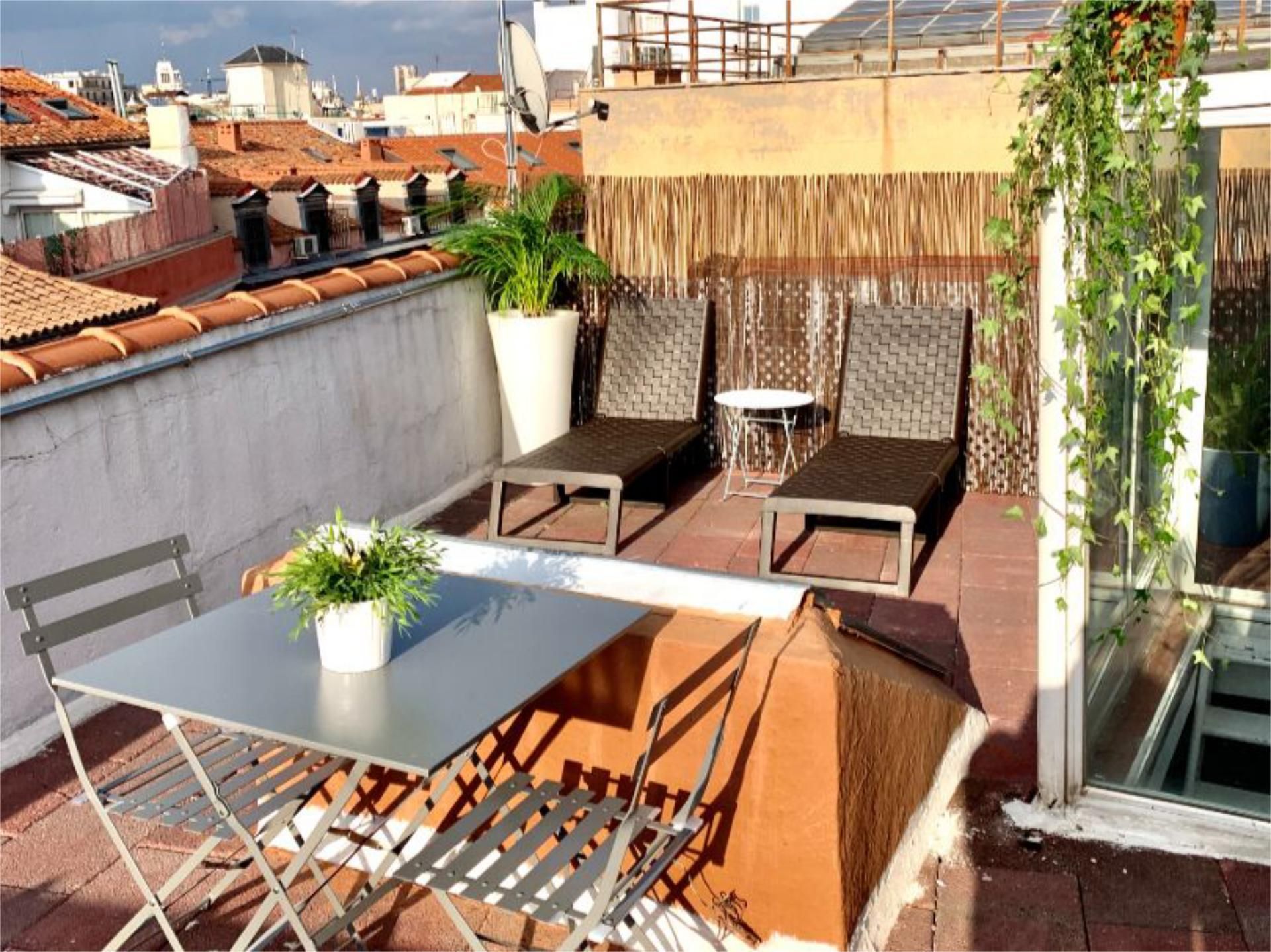 Terrace of Flat to rent in  Madrid Capital  with Air Conditioner, Heating and Terrace