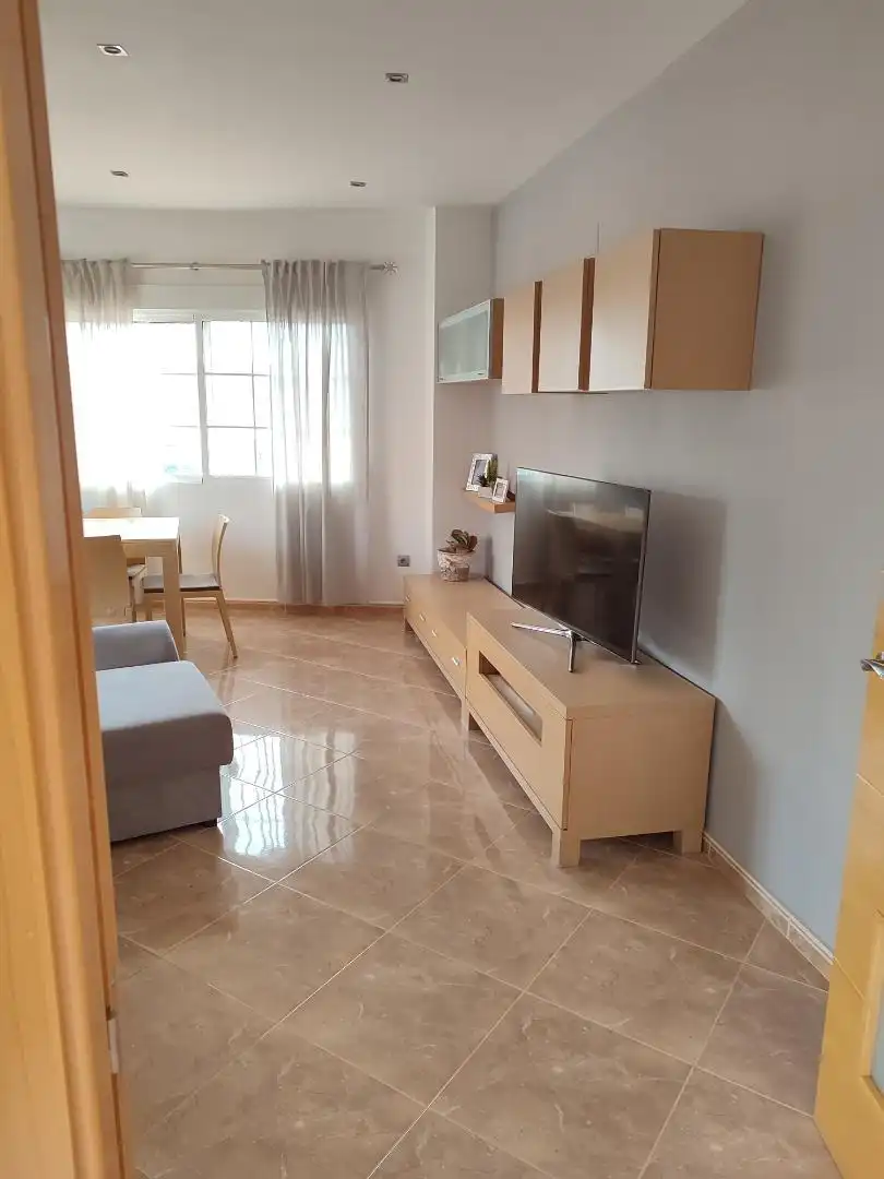 Wohnzimmer von Einfamilien-Reihenhaus zum Verkauf in Albalat de la Ribera mit Klimaanlage, Terrasse und Balkon
