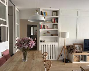 Dining room of Flat for sale in  Barcelona Capital  with Air Conditioner, Terrace and Swimming Pool
