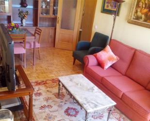 Living room of Flat to rent in  Madrid Capital  with Air Conditioner, Heating and Private garden
