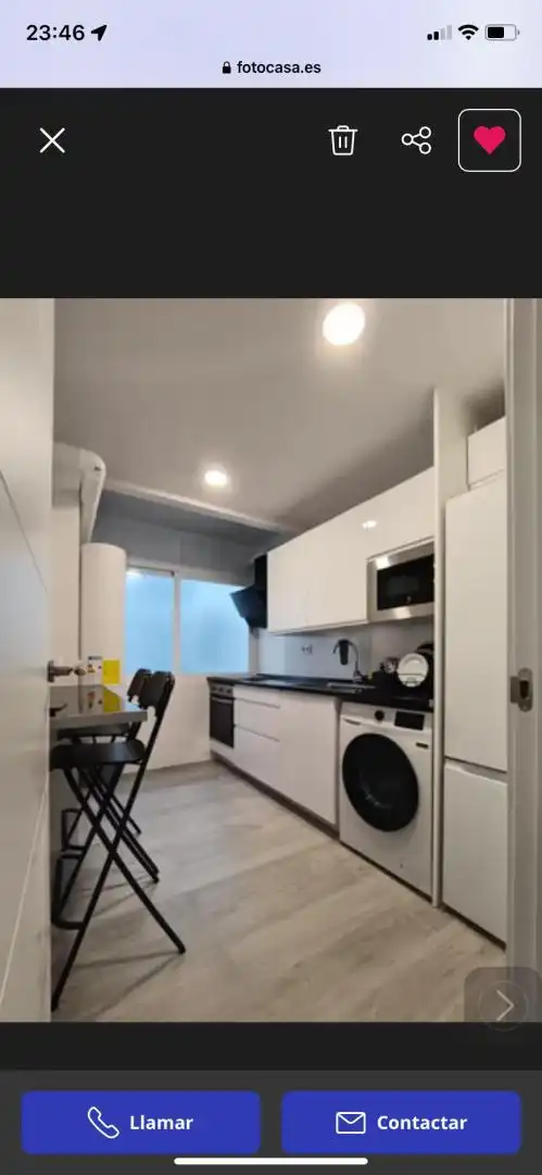 Kitchen of Flat for share in Alcalá de Henares  with Terrace, Furnished and Washing machine