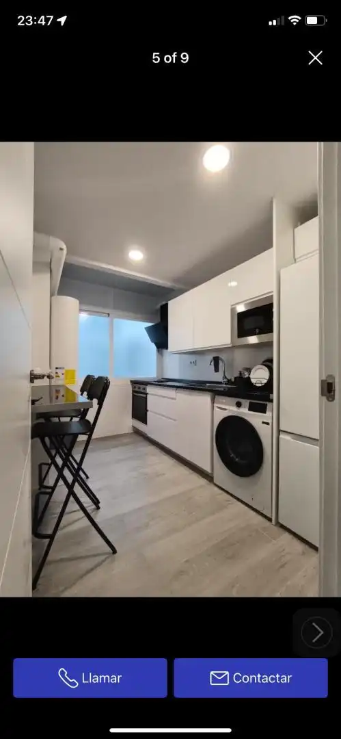 Kitchen of Flat for share in Alcalá de Henares  with Terrace, Furnished and Washing machine