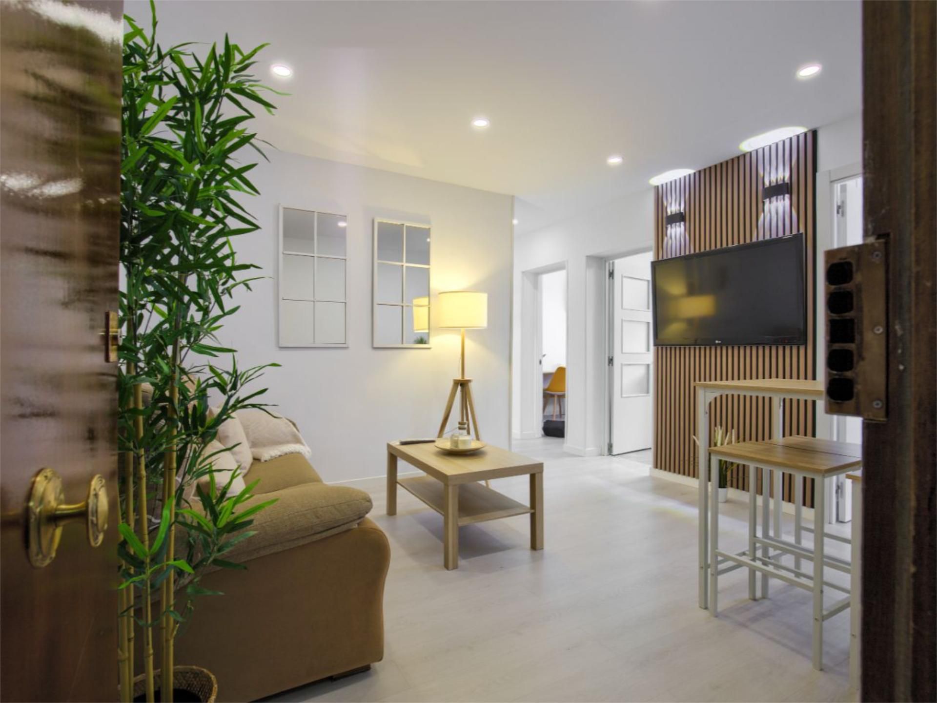 Living room of Flat to share in Getafe  with Air Conditioner, Heating and Furnished