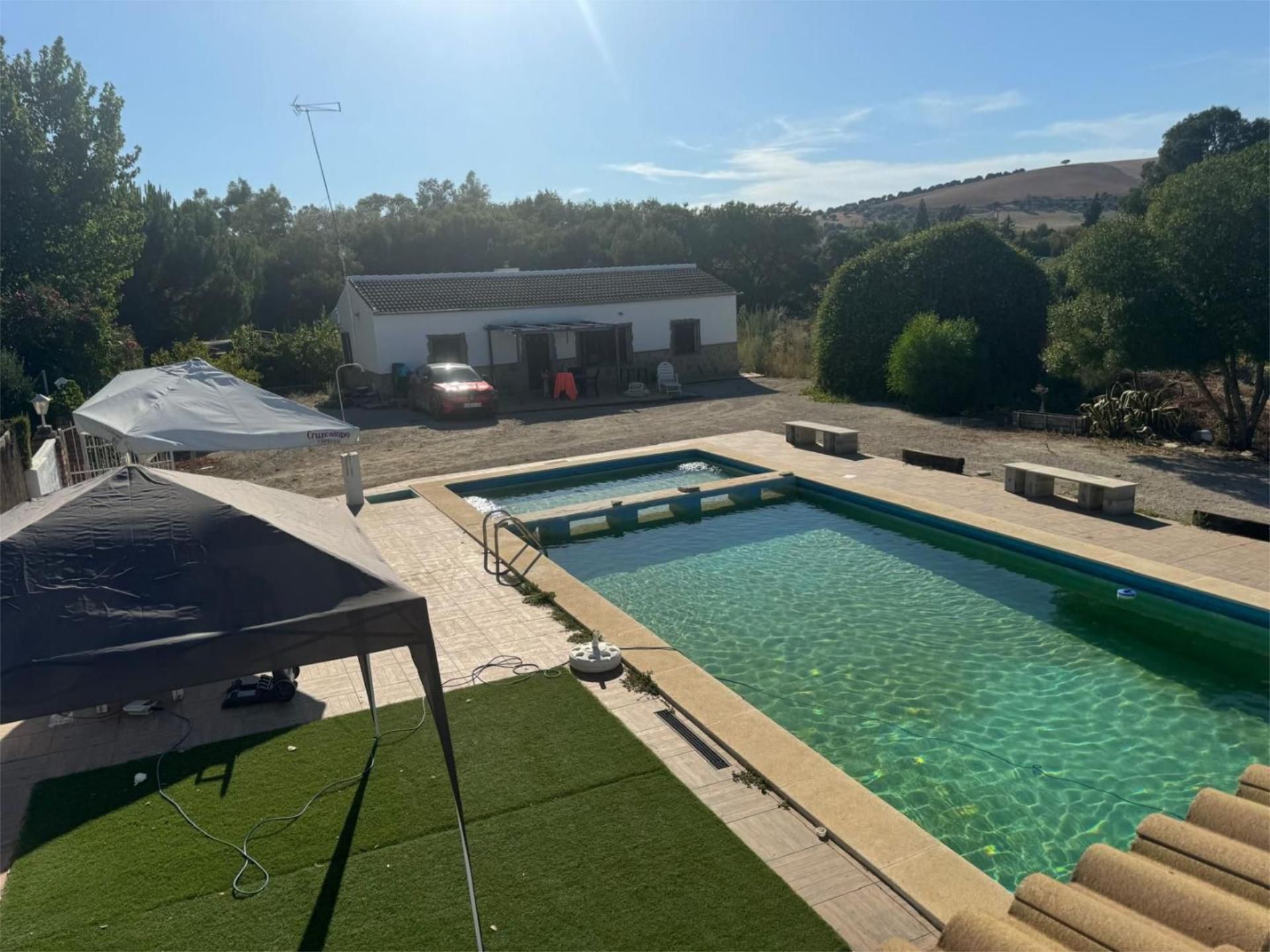 Piscina de Casa o xalet en venda en Prado del Rey amb Aire condicionat, Jardí privat i Terrassa